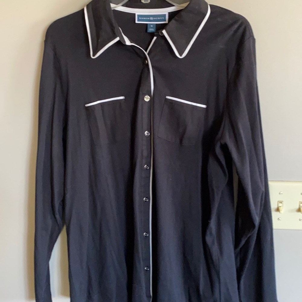 Knit Button Down